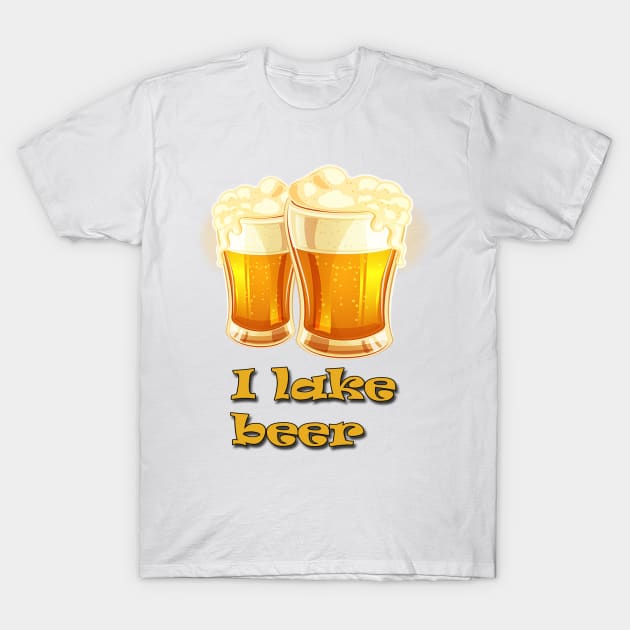 I’m sure men and not only will appreciate it is good for a gift T-Shirt by i like beer